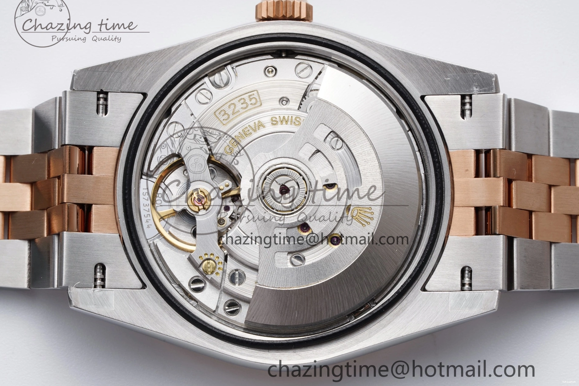 Gray Markers Bracelet Dial 126231 RG 36 DateJust JDF Plated Jubilee 904L RG Steel Roman V2 SS on 1218